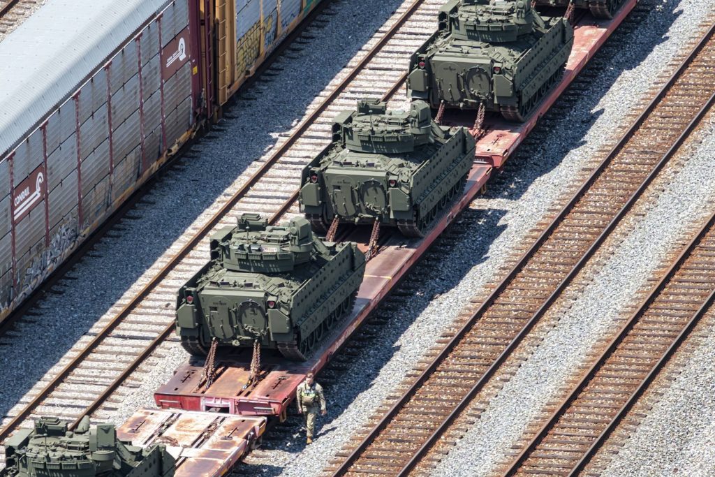 Army Tanks for Trump Military Parade