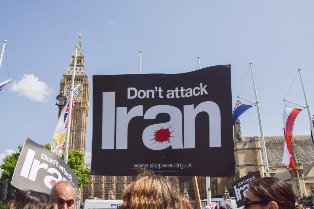 Protest Against Israel Attacks On Iran And Palestine, London, England, United Kingdom - 14 Jun 2025
