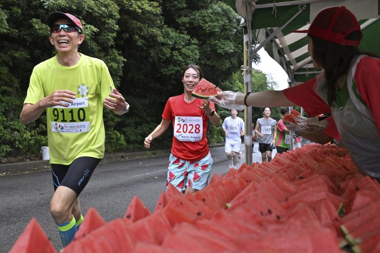 Watermelon Road Race in Chiba, Japan